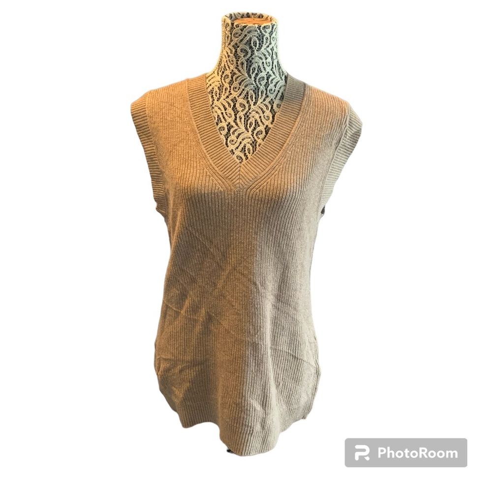 Babaton Tan Sweater Vest